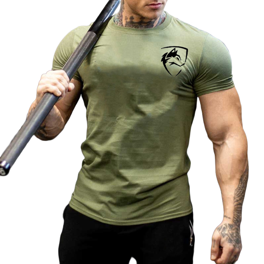 Crossfit G - New Cotton Casual Print T-shirt Men