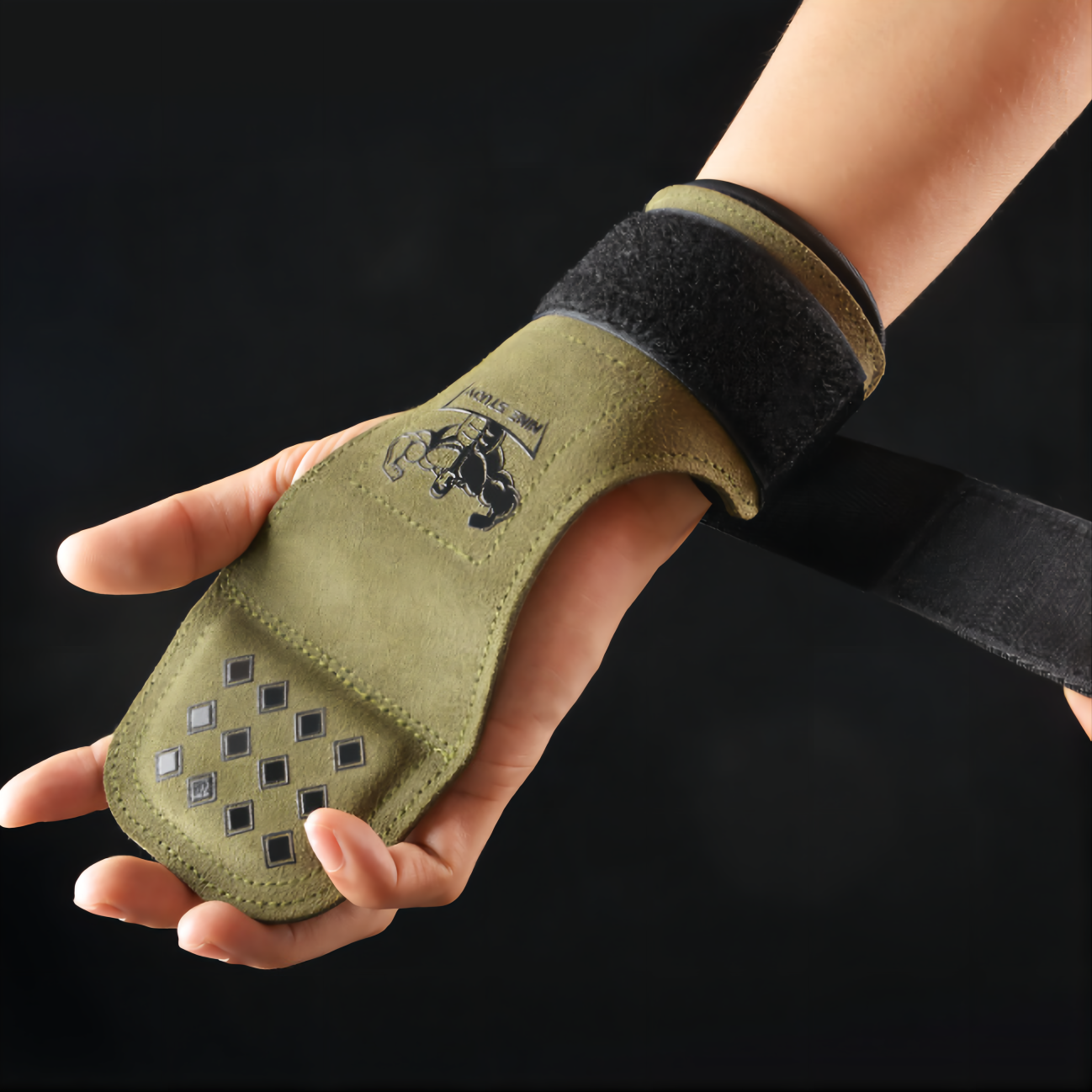 New Leather Gym Gloves Pull-up - Crossfit G 评论和价格