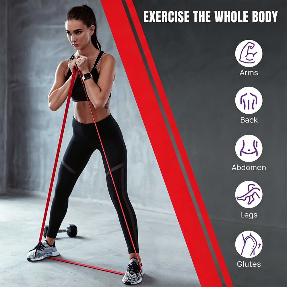 10Pcs 4-Level Resistance Bands - Pull Up Assist Band 评论和价格