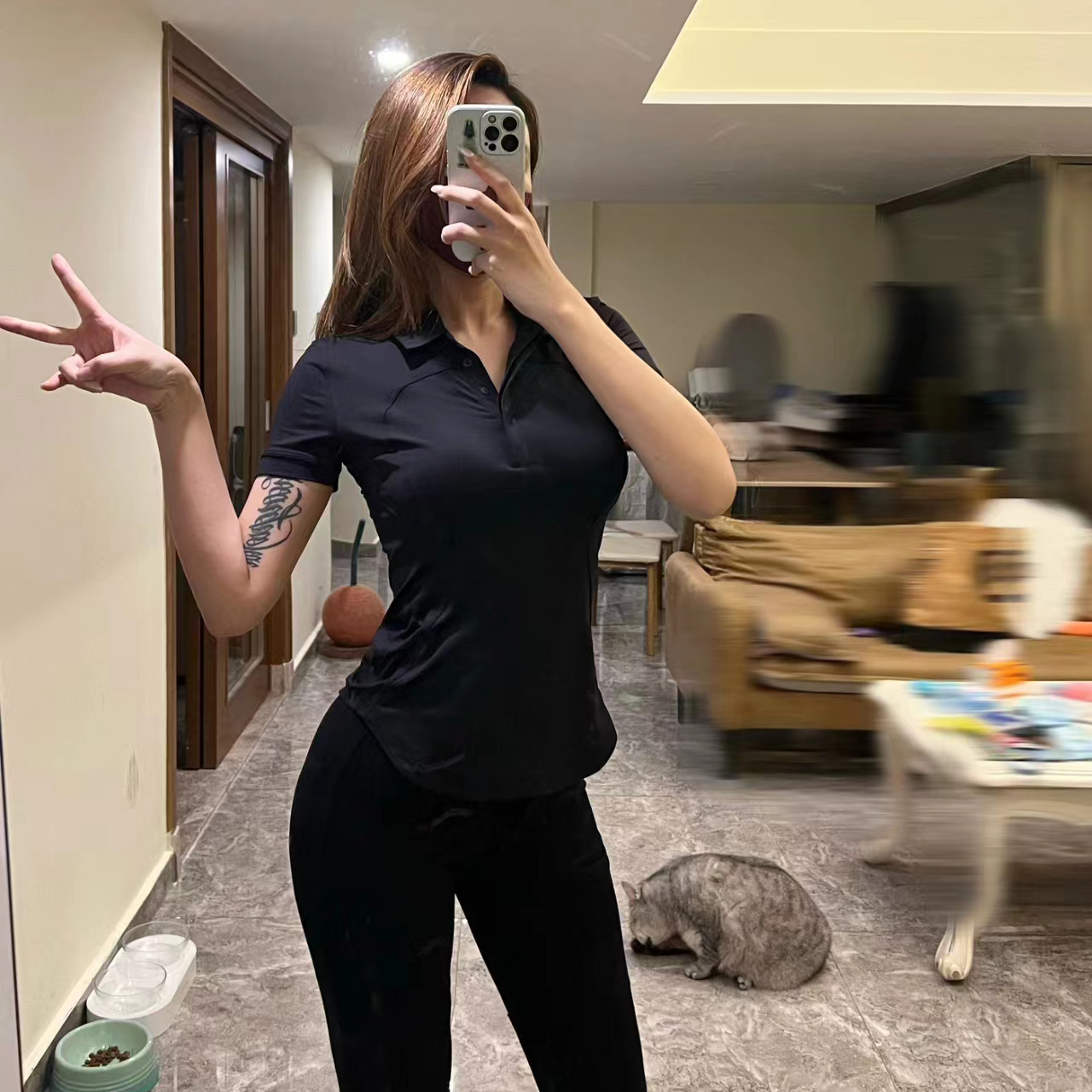 LULU FLORA Women's POLO shirt  - Crossfit G 评论和价格