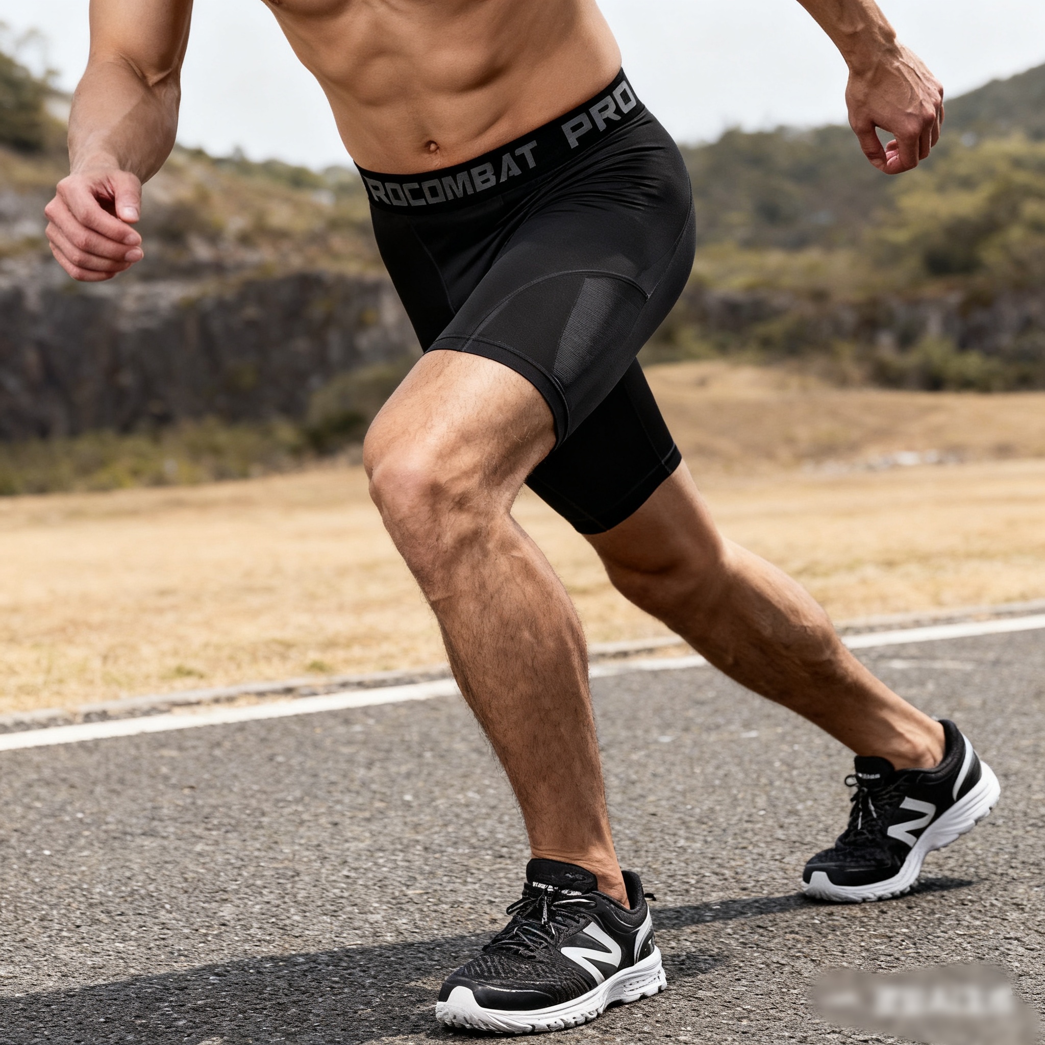 Men Running Leggings Quick Dry - Crossfit Victory 评论和价格