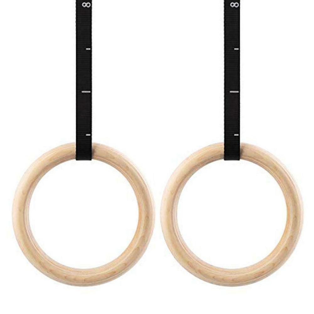 Wooden Gymnastic Rings 28/32mm - Gymnastic Ring Wood 评论和价格