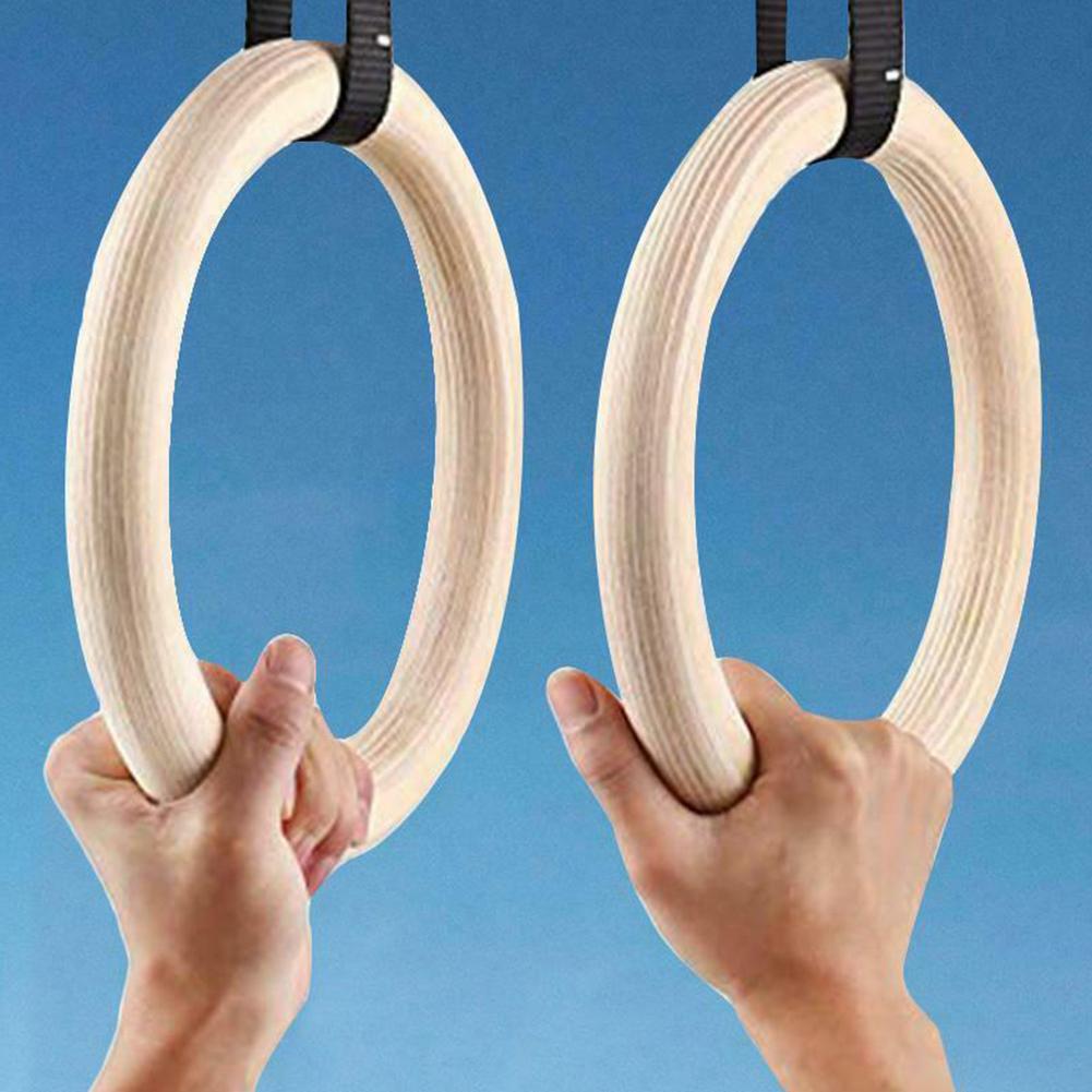 Wooden Gymnastic Rings 28/32mm - Gymnastic Ring Wood 评论和价格