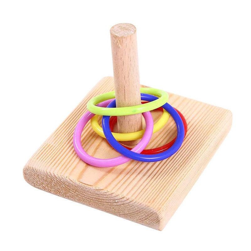 Bird Training Ring Toy Parrot  - Gymnastic Ring Wood 评论和价格