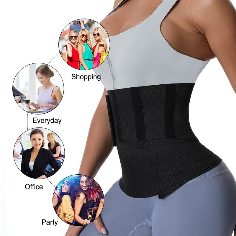 1/2PCS Waist Bandage Wrap Trim - Pull Up Assist Band 评论和价格