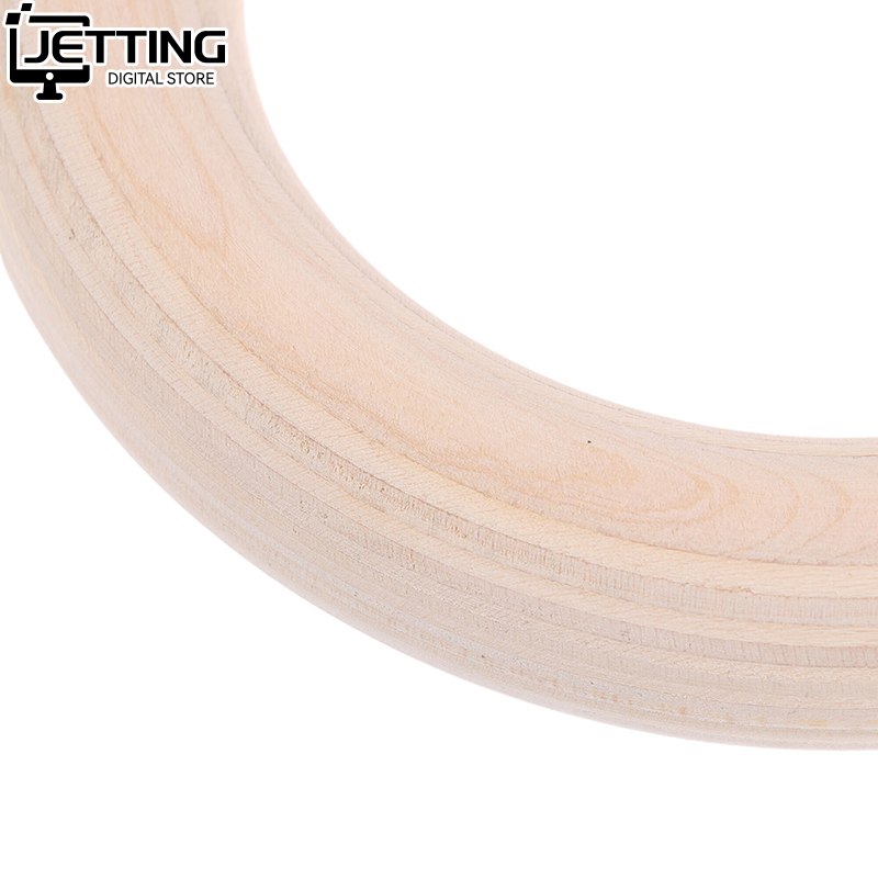 2Pcs/Pairs Wooden Ring Portabl - Gymnastic Ring Wood 评论和价格